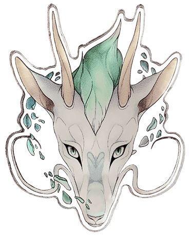 Haku Clear Acrylic Pin