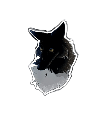 Sen Clear Acrylic Pin